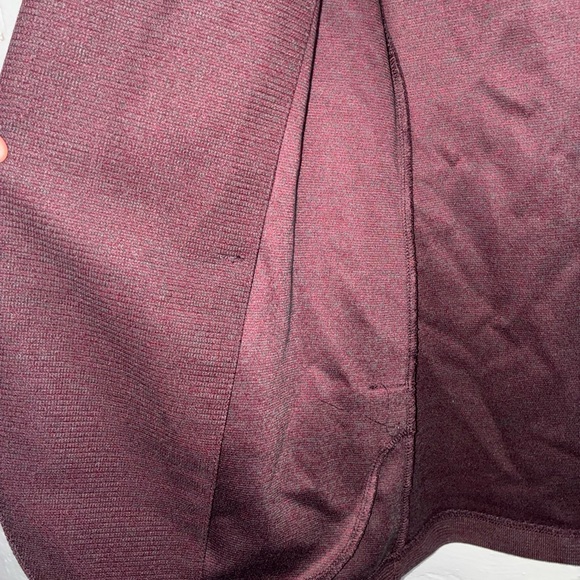 Dynamite Dusty Burgundy Open Front Cardigan Size M - Picture 5 of 5